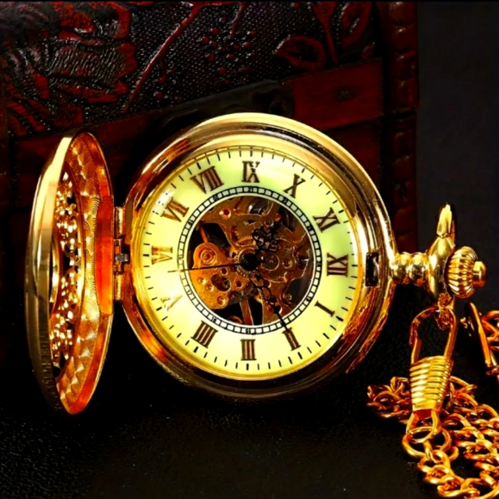 Men's Mechanical Pocket Watch !